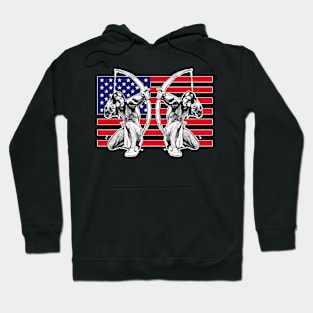 Native Americans shooting arrows Hoodie